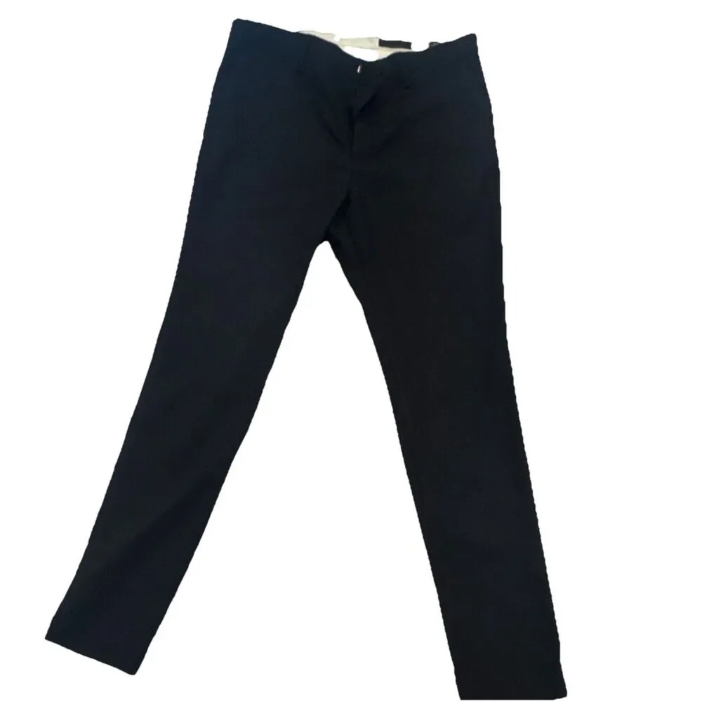 H&M Men's Black Super Skinny Fit Dress Pants Polyester Blend Size 32R - Picture 1 of 8